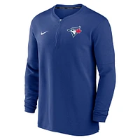 Men's Nike Royal Toronto Blue Jays Authentic Collection Game Time Performance Quarter-Zip Top
