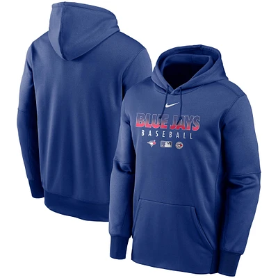 Chandail à capuchon enfiler Therma Performance des Blue Jays de Toronto Royal pour homme