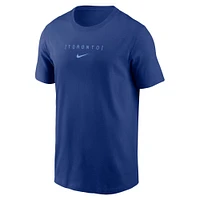 T-shirt Nike Royal Toronto Blue Jays avec grand logo dans le dos pour homme