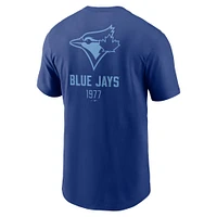 T-shirt Nike Royal Toronto Blue Jays avec grand logo dans le dos pour homme