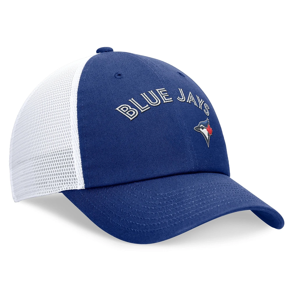 Men's Nike Royal Toronto Blue Jays Wordmark Adjustable Trucker Hat