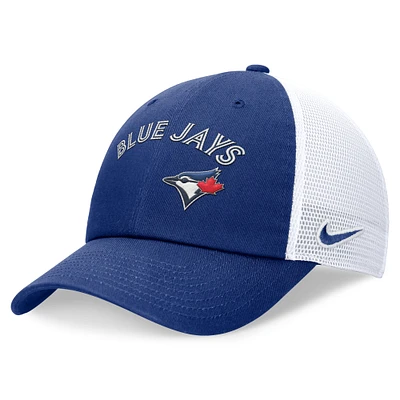 Men's Nike Royal Toronto Blue Jays Wordmark Adjustable Trucker Hat