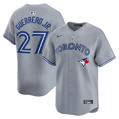 Maillot de joueur Nike Vladimir Guerrero Jr. pour hommes, gris, Toronto Blue Jays Road Limited