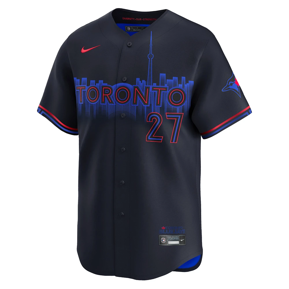 Men's Nike Vladimir Guerrero Jr. Navy Toronto Blue Jays 2024 City Connect Limited Player Jersey