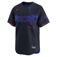 Men's Nike Vladimir Guerrero Jr. Navy Toronto Blue Jays 2024 City Connect Limited Player Jersey