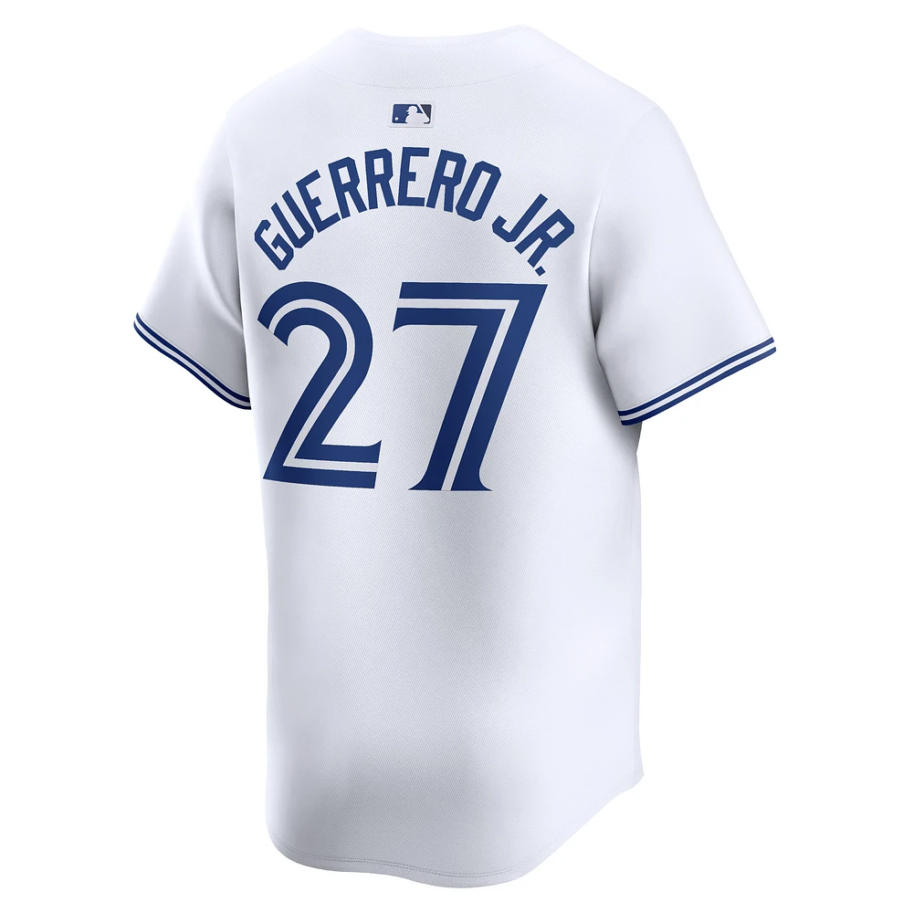 Maillot de joueur Nike Vladimir Guerrero Jr. pour hommes, blanc, Toronto Blue Jays Home Limited