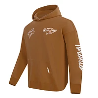 Men's Pro Standard Brown Toronto Blue Jays Paint the City Pullover Hoodie