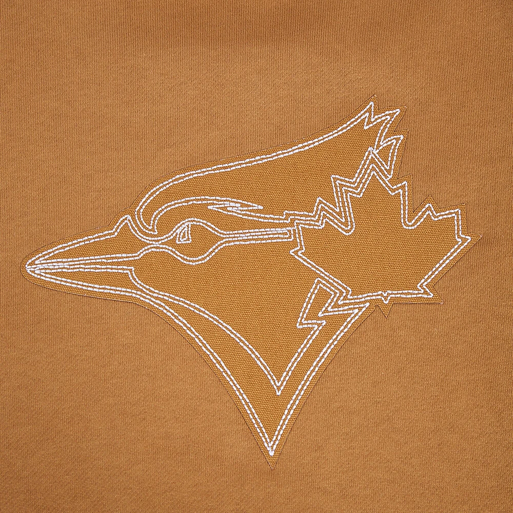 Men's Pro Standard Brown Toronto Blue Jays Paint the City Pullover Sweatshirt