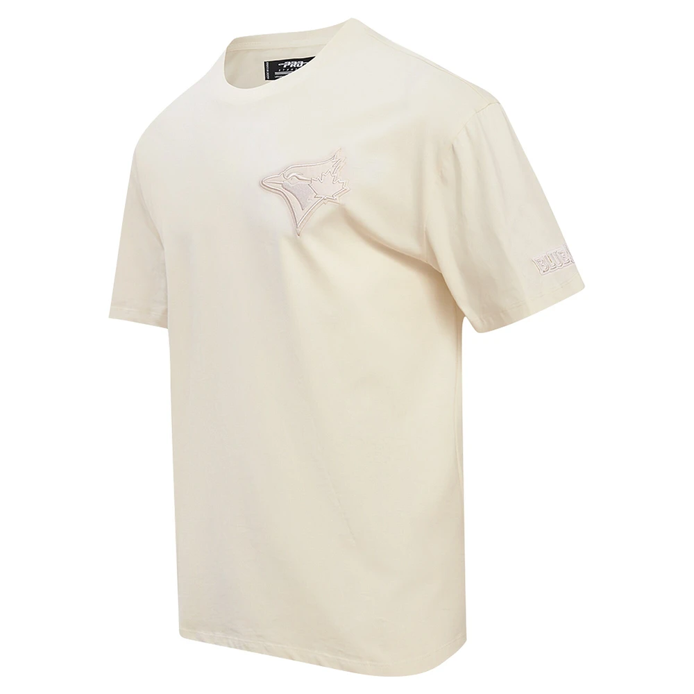 Men's Pro Standard Cream Toronto Blue Jays Neutral Drop Shoulder T-Shirt
