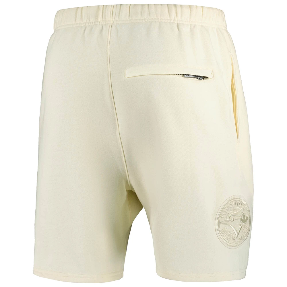 Men's Pro Standard Cream Toronto Blue Jays Neutral Fleece Shorts