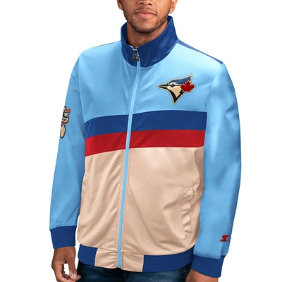 Men's Starter Powder Blue Toronto Jays City Skyline - Full-Zip Track Jacket