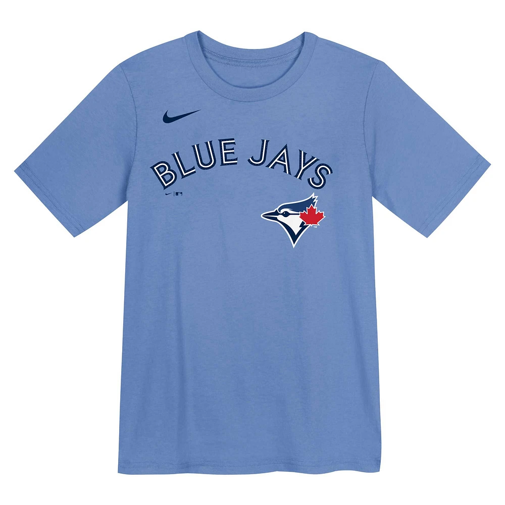 Toddler Nike Vladimir Guerrero Jr. Powder Blue Toronto Jays Name & Number T-Shirt