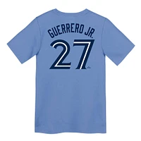 Toddler Nike Vladimir Guerrero Jr. Powder Blue Toronto Jays Name & Number T-Shirt