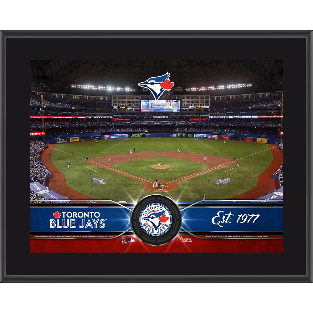 Toronto Blue Jays 10.5" x 13" Sublimated Team Plaque