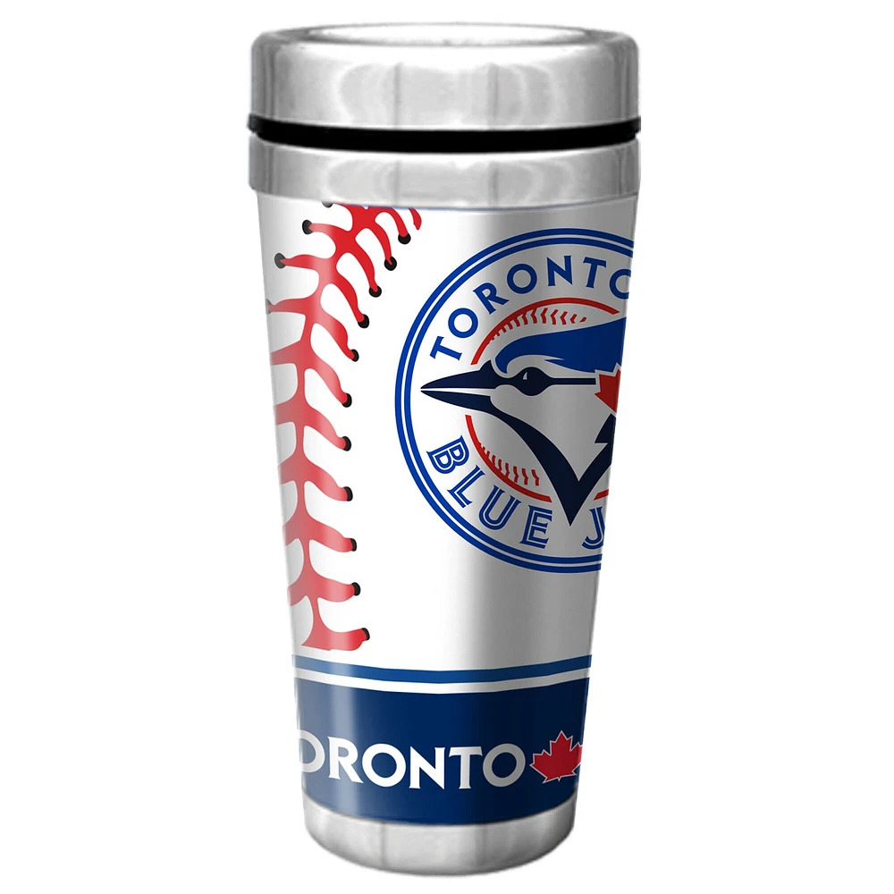 Toronto Blue Jays 16oz. Full Wrap Baseball Travel - Mug