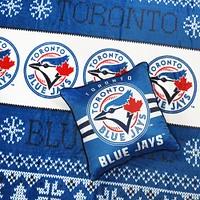 Toronto Blue Jays 2-Pack 50" x 60" Holiday Throw Blanket and Cushion Set