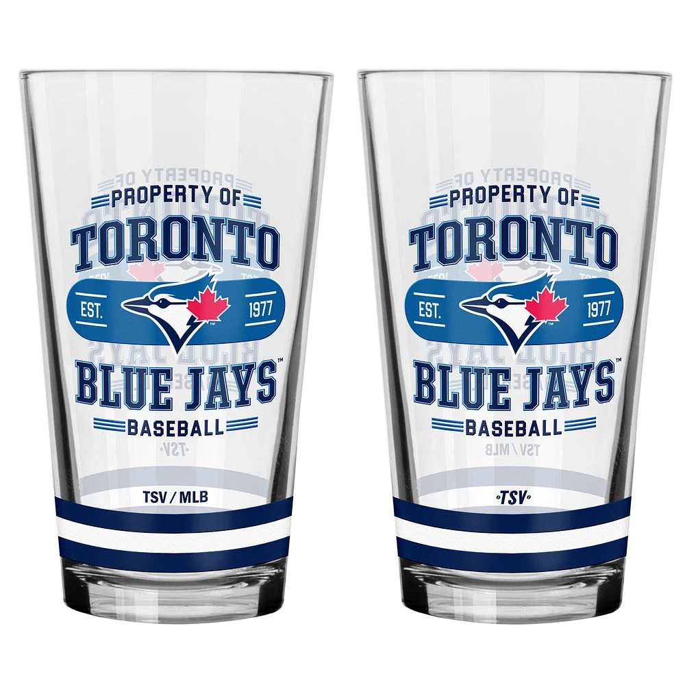 Toronto Blue Jays 2-Piece Mixing Glass Set