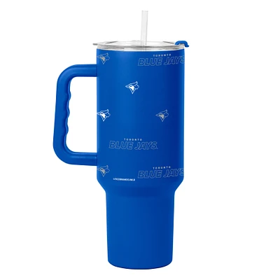 Verre à revêtement en poudre Step and Repeat de 40 oz des Blue Jays de Toronto