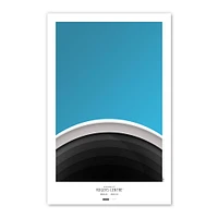 Toronto Blue Jays Rogers Centre 11'' x 17 '' Minimalist Stadium Poster Art Print