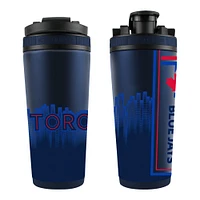 WinCraft Toronto Blue Jays 2024 City Connect 26oz. 4D Stainless Steel Ice Shaker Bottle