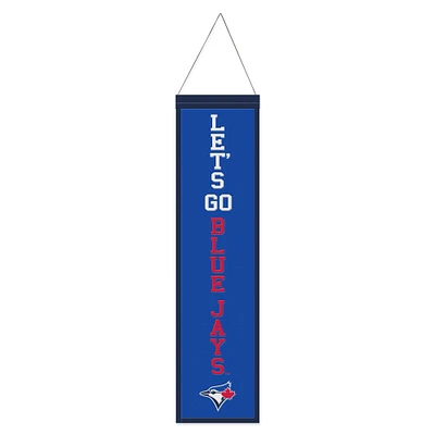 WinCraft Toronto Blue Jays 8'' x 32'' Wordmark Logo - Bannière