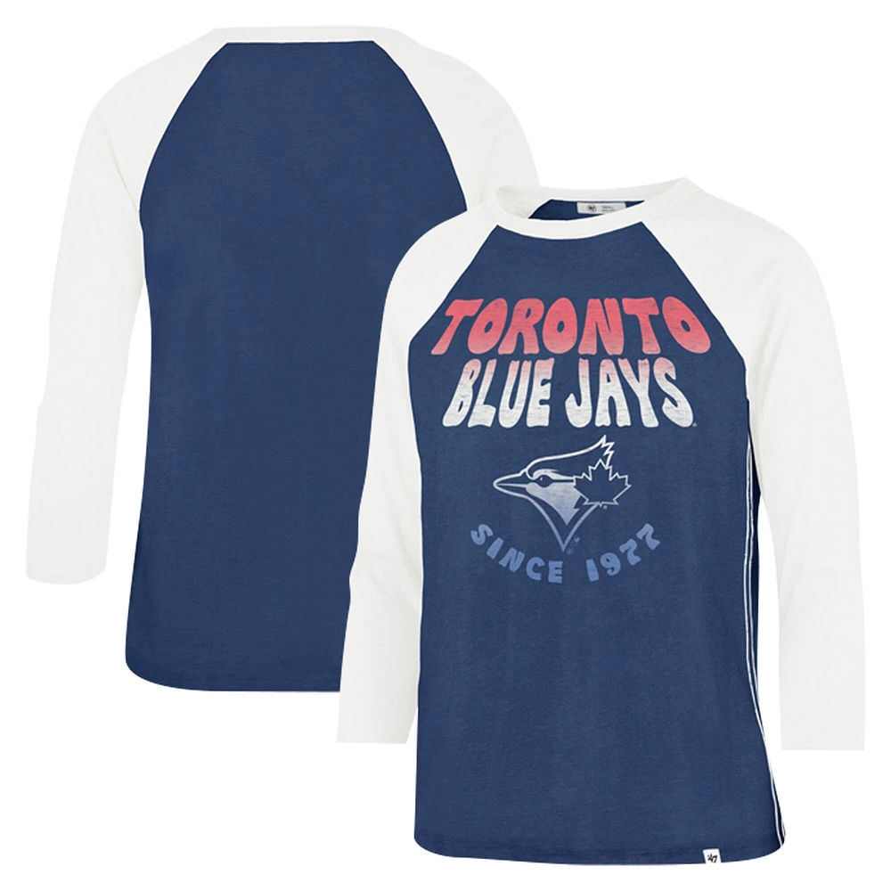 V110547 BluJay MGG SP24 T-shirt 3/4 Harmony Ava Raglan pour femmes TEELADC 7TWHARMONY