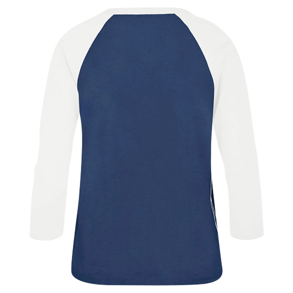 V110547 BluJay MGG SP24 T-shirt 3/4 Harmony Ava Raglan pour femmes TEELADC 7TWHARMONY