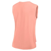 Women's Fanatics Coral Toronto Blue Jays Studio Gym Tank Top