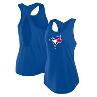 Women's Fanatics Royal Toronto Blue Jays Relaxed Fit Scoop Neck Racerback Tank Top