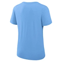 Women's Nike Powder Blue Toronto Jays Authentic Collection Early Work Tri-Blend Performance T-Shirt