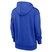 Women's Nike Royal Toronto Blue Jays 2024 City Connect Authentic Collection Practice Performance Pullover Hoodie