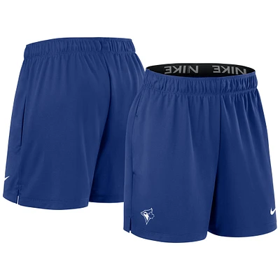 Short de performance Nike Royal Toronto Blue Jays Authentic Collection pour femme