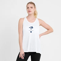 Women's Nike White Toronto Blue Jays Crisscross Performance Tank Top