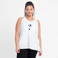 Women's Nike White Toronto Blue Jays Crisscross Performance Tank Top