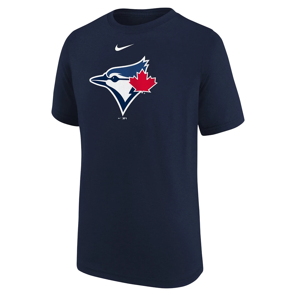 Youth Nike Navy Toronto Blue Jays Legend Fuse Large Logo Performance T-Shirt