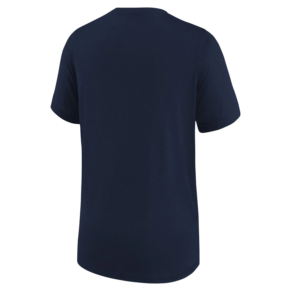 Youth Nike Navy Toronto Blue Jays Legend Fuse Large Logo Performance T-Shirt