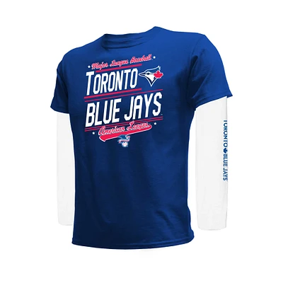 Ensemble de t-shirts pour jeunes bleu royal/blanc des Blue Jays Toronto