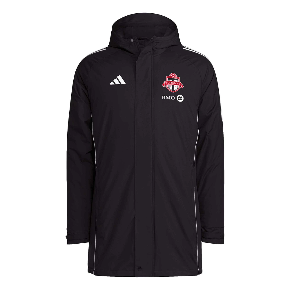 Men's adidas Black Toronto FC Tiro 24 Full-Zip Hoodie Winter Parka