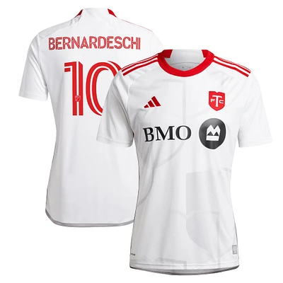 Maillot réplique du Toronto FC 2024 GTA pour homme adidas Federico Bernardeschi blanc