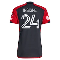 Adidas Lorenzo Insigne Gris Toronto FC 2023 Club Kit Authentique Maillot Joueur