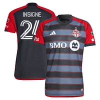 Adidas Lorenzo Insigne Gris Toronto FC 2023 Club Kit Authentique Maillot Joueur