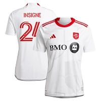 Maillot de joueur réplique adidas Lorenzo Insigne du Toronto FC 2024 GTA Kit pour hommes, blanc