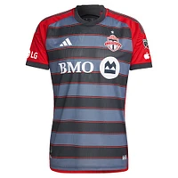 Men's adidas Mark-Anthony Kaye Gray Toronto FC 2023 Club Kit Authentic Player Jersey