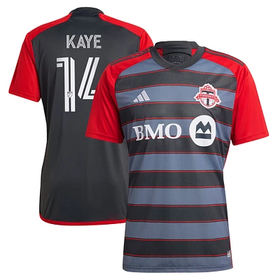 Maillot de club Toronto FC 2023 adidas Mark-Anthony Kaye gris pour homme - joueur réplique