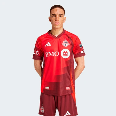 Maillot authentique rouge du Toronto FC 2025 pour homme adidas