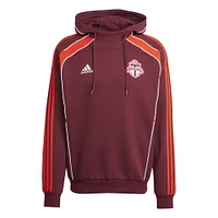 Men's adidas Red Toronto FC 2025 Travel Pullover Hoodie
