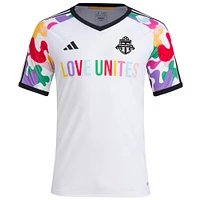 Men's adidas White Toronto FC 2023 Pride Pre-Match Top