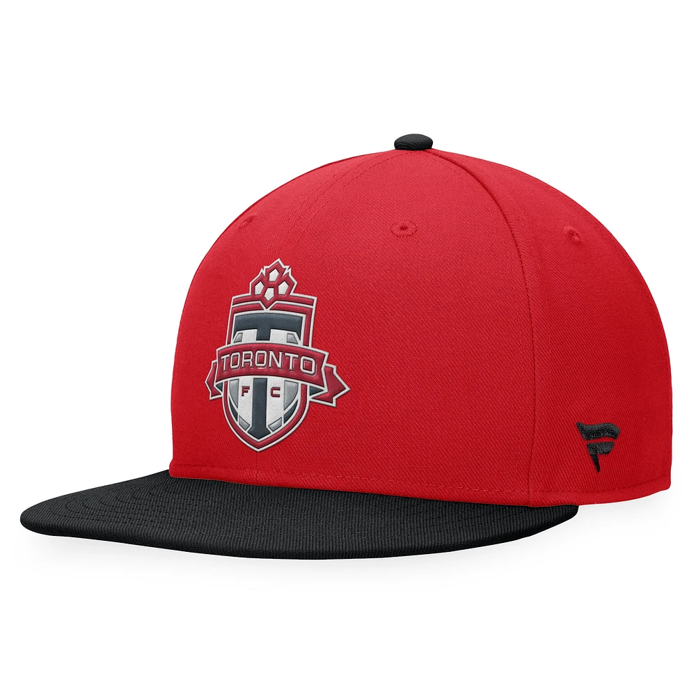Men's Fanatics Red/Black Toronto FC Downtown Snapback Hat