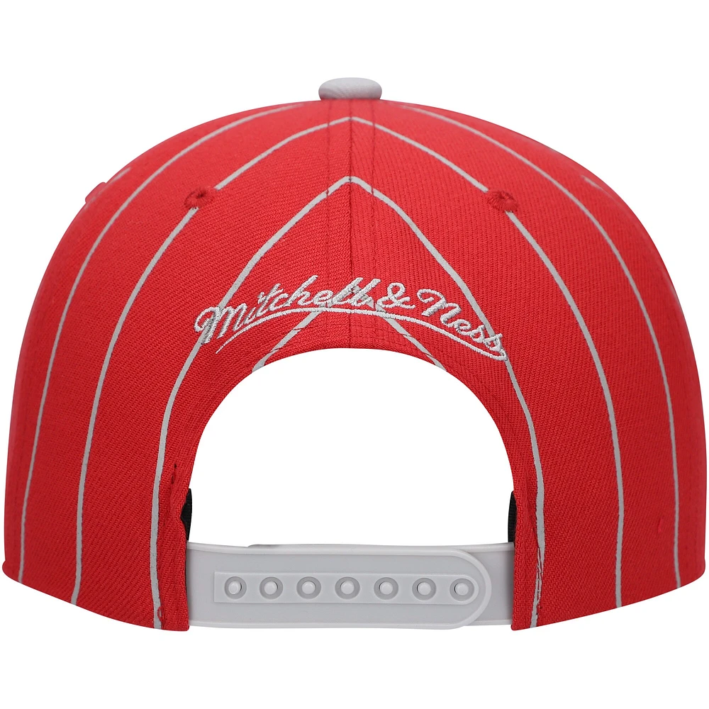 Men's Mitchell & Ness Red Toronto FC Team Pin Snapback Hat