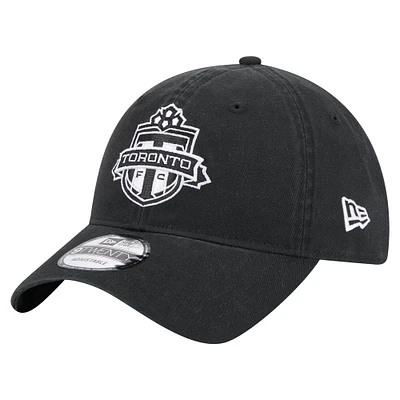Casquette ajustable Toronto FC Kickoff 2025 9TWENTY noire New Era pour homme